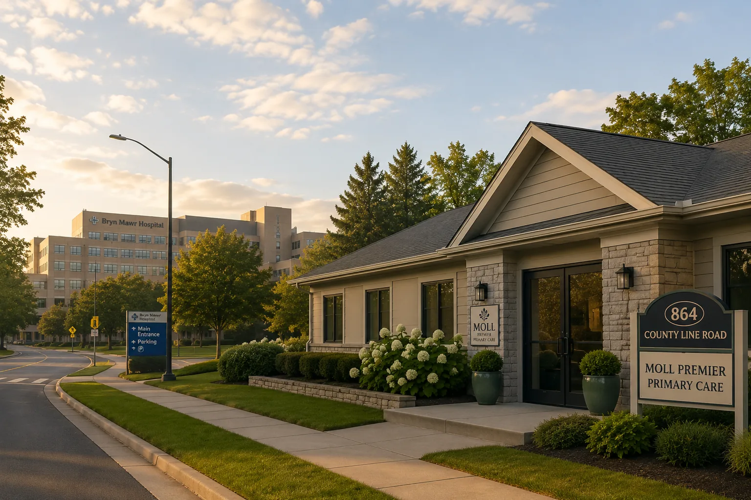 Moll Premier Primary Care at 864 County Line Road, Bryn Mawr