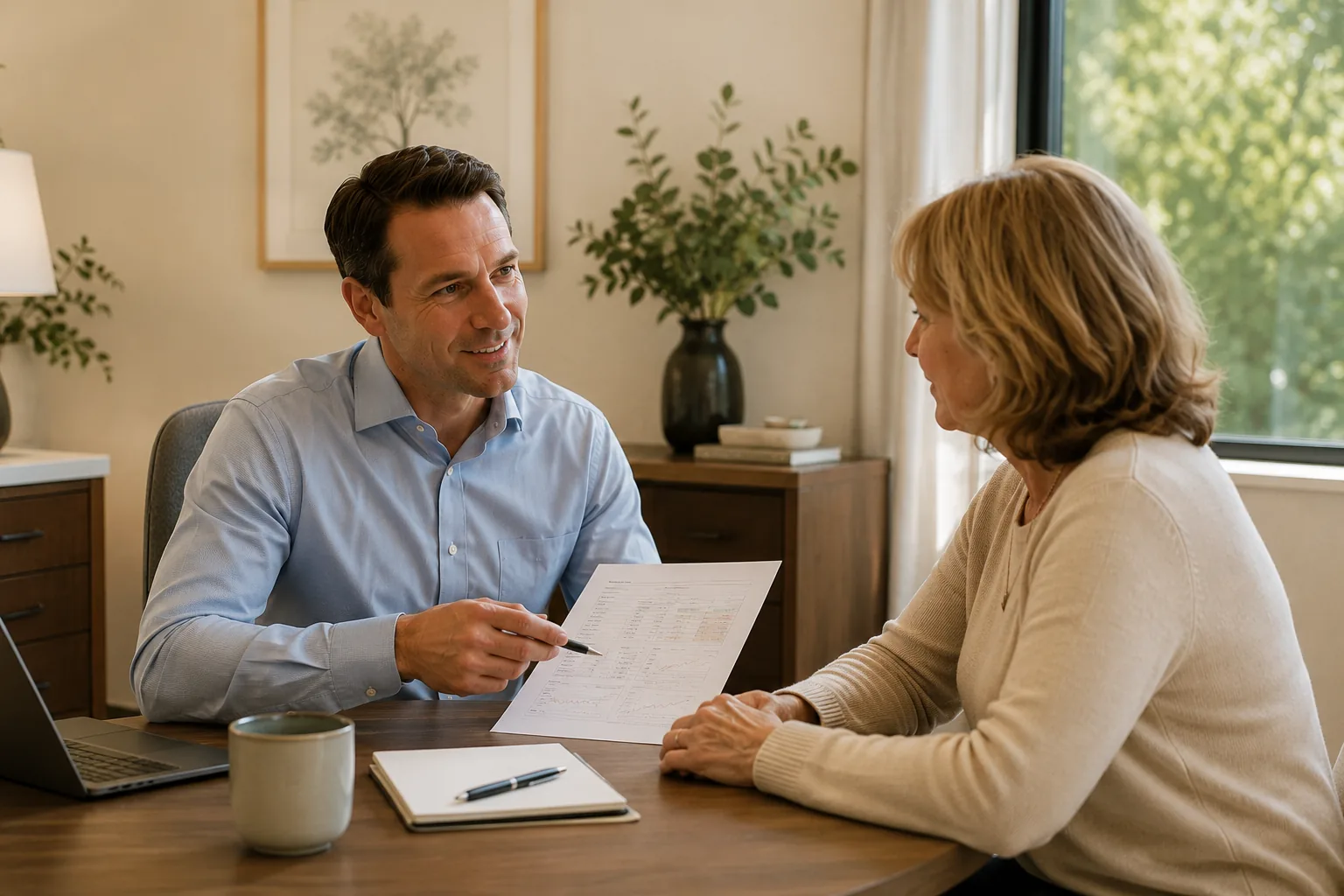 Reviewing results together in a primary care visit